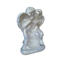 Statueta decorativa, Gri, Roz, 36 cm, DVAN0029G