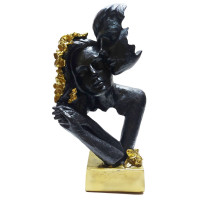 Statueta Decorativa, Indragostiti, Negru, 28 cm, DO22073