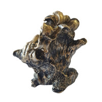Statueta decorativa, Lei, Argintiu, 14 cm, XQ4001