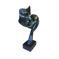 Statueta Decorativa Masca, Indragostiti, Negru, 193SX-1