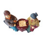 Statueta decorativa, Mos si baba, Multicolor, 20 cm, G395X