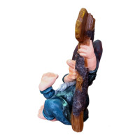 Statueta decorativa, Pitic Welcome, Multicolor, 40 cm, DVF4023P