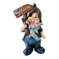 Statueta decorativa, Pitic Welcome, Multicolor, 51 cm, DVF4022P