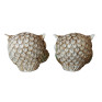 Statueta decorativa, Set 4 bufnite cu instrumente muzicale, Maro, 10 cm, GA2818
