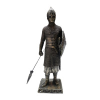 Statueta decorativa, Soldat in armura, 32 cm, LP008