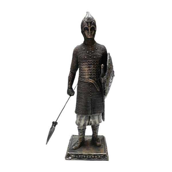 Statueta decorativa, Soldat in armura, 32 cm, LP008