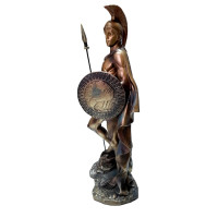 Statueta decorativa, Soldat Spartan, 30 cm, LP007
