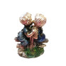 Statueta indragostiti asezati pe gard, 27 cm, 75150X