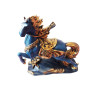 Statueta in forma de Cal, Albastru, 26 cm, TT031