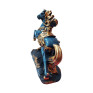 Statueta in forma de Cal, Albastru, 26 cm, TT031