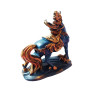 Statueta in forma de Cal, Albastru, 26 cm, TT031