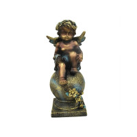 Statueta  Inger pe glob, 40 cm