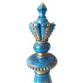 Statueta, Piesa de sah, Rege, Albastru, 33 cm, SR1653-1