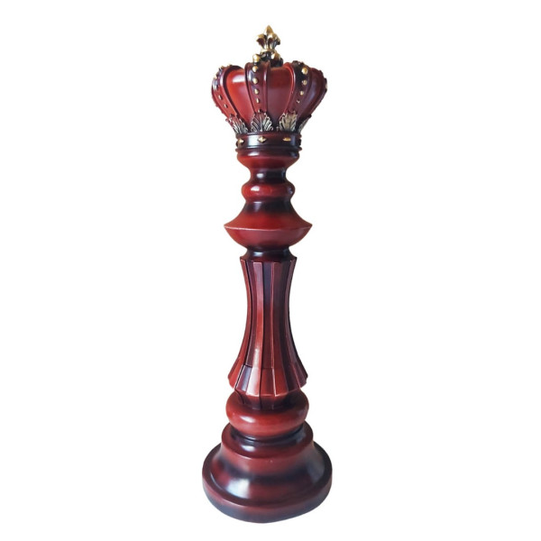 Statueta, Piesa de sah, Rege, Visiniu, 39 cm, 0182A