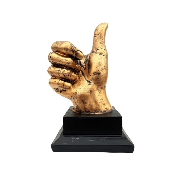 Statueta reprezentand o mana aratand semnul O.K, 618E-1