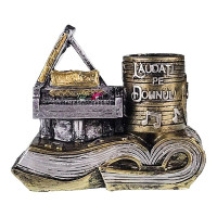 Suport pentru pixuri in forma de pian, 15 cm, 1697H