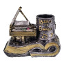 Suport pentru pixuri in forma de pian, 15 cm, 1697H-1