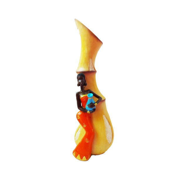 Vaza decorativa, Africana, 38 cm, 334IZ