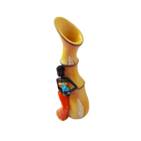 Vaza decorativa, Africana, 38 cm, 334IZ