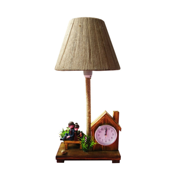 Veioza cu ceas in forma de casuta, soclu E14, 40W, VX4