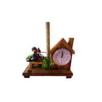 Veioza cu ceas in forma de casuta, soclu E14, 40W, VX4