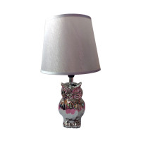 Veioza cu soclu in forma de Bufnita, 36 cm, soclu E14, 40W, 1003-1GX