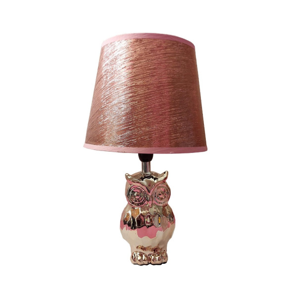 Veioza cu soclu in forma de Bufnita, 36 cm, soclu E14, 40W, 1003GX