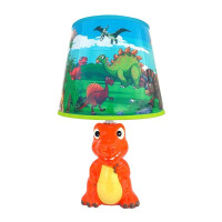 Veioza din ceramica, Dinozaur, 33 cm, soclu E14, 40W, 1012G